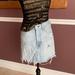 Levi's Skirts | Levi Strauss Levis Distressed Mini Jean Mini Denim Skirt Size 26 | Color: Blue | Size: Levi 26