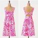 Anthropologie Dresses | Anthropologie Vanessa Virginia Pink Floral Garden Party Dress | Color: Pink/White | Size: 4