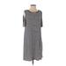 Cotton On Casual Dress - Shift: Blue Print Dresses - Women's Size X-Small