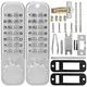 Security Coded Lock, Silver Mechanical Safe Code Lock for Double-Sided Lock for Door Lock