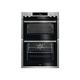 AEG Electric Built In Double Oven with Catalytic Liners - Stainless Steel