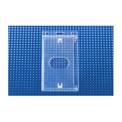 IDP Economy Crystal Clear Vertical Badge Holder, Side Loaded Card Dispenser (50 900616