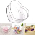 Boîte à Bonbons Transparente en Forme de Cœur Décoration de Chocolat Doux Cadeaux pour ixde