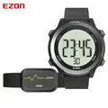 EZON – montre numérique T057 pour hommes moniteur de fréquence cardiaque alarme chronographe