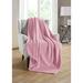 Goodgram Kate Aurora Fleece Throw Microfiber/Fleece/Microfiber/Fleece in Pink | 60 H x 50 W in | Wayfair NICOLE-THRW-PINK