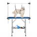 RoomTec Dog Grooming Table w/ Adjustable Height in White | 64 H x 36 W x 24 D in | Wayfair 13ED004E8F-36in blue dog grooming table-JX