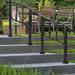 Tonchean Iron Stair Handrail Step Railing Metal | 39.76 H x 38.97 W x 2.76 D in | Wayfair TCA-G9A-Z0001