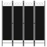 4-Panel Room Divider Free Standing Room Sepreator Privacy Screen 63"x70.9"