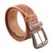 Royal Garden,'Leaf Motif Men's Leather Belt'