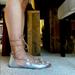 Free People Shoes | Free People Gladiator Sandals | Color: Silver | Size: 7.5