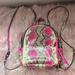 Victoria's Secret Bags | Hot Pink Snakeskin Backpack W Gold Chain Detail! New Without Tags | Color: Pink | Size: 8 X 10 X 3