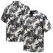 Men's Tommy Bahama Black Washington Commanders Sport Harbor Island Hibiscus Camp Button-Up Shirt