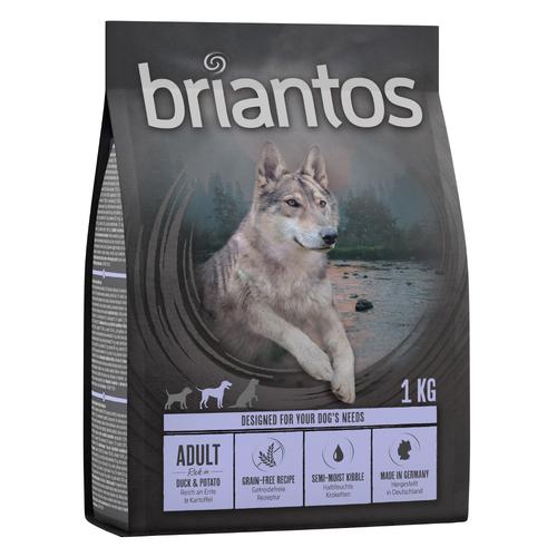 4 kg Briantos Adult Trockenfutter für Hunde: Ente & Kartoffel (getreidefrei)