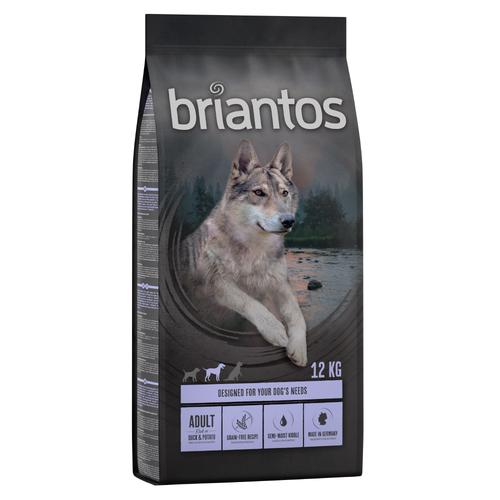 2 x 12 kg Briantos Adult Trockenfutter für Hunde: Ente & Kartoffel (getreidefrei)