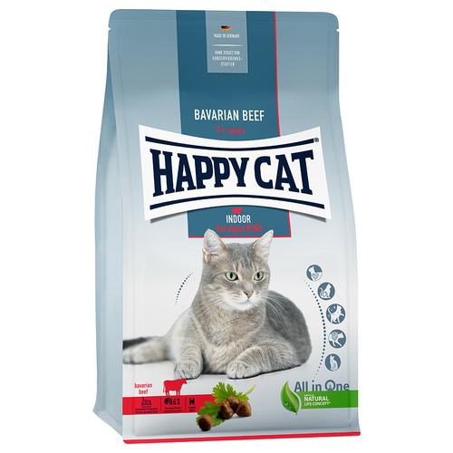 2x4kg Happy Cat Indoor Voralpen-Rind Katzenfutter trocken