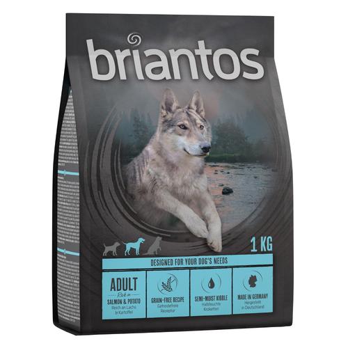 4 kg Briantos Adult Trockenfutter für Hunde: Lachs & Kartoffel (getreidefrei)