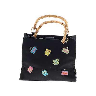 Tianni Handbags Satchel: Black Solid Bags