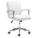 Partner Office Chair White - Zuo Modern 109006