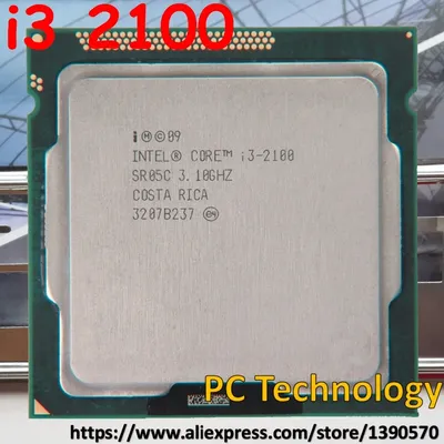 Original Intel i3-2100 i3 2100 CPU Processeur 3.1GHz /3MB/touristes Core /Socket 1155/Livraison