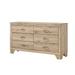 Wood Furniture 6-drawer Double Dresser