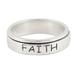 Bond of Faith,'Handmade Sterling Silver Meditation Ring'