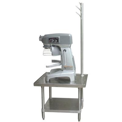 Advance Tabco MX-SS-300 30" x 30" Mixer Table with Utensil Rack and Stainless Steel Undershelf