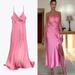 Zara Dresses | Blogger's Fave! Zara Buttoned Slip Dress Beige Pink Sz Xs, L | Color: Cream/Pink | Size: Various