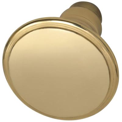 Knopfdrückerlochteil (Türknauf), flachform ø 55mm, Messing poliert - Marchesi Image
