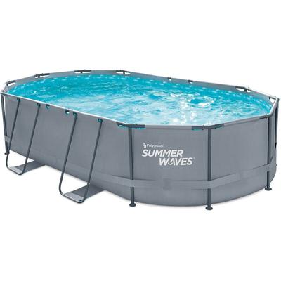 Stahlrahmen Aufstellpool Active Frame oval - Summer Waves