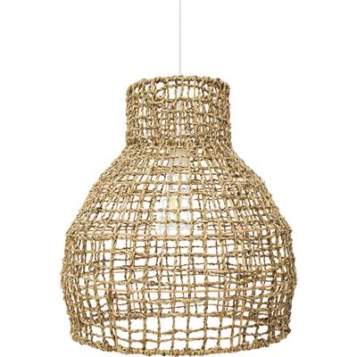 Rattan-Deckenlampe - Pendelleuchte im Boho-Bali-Design - Lan Image