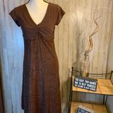 Athleta Dresses | Athleta Dress With Lined Skirt. Size St | Color: Brown/Tan | Size: Small Tall