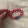 Anthropologie Jewelry | Anthropologie Stretch Bracelet | Color: Pink | Size: Os