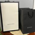 Gucci Other | Gucci Shopping Paper Bag | Color: Black/White | Size: Black Ones Ones 11x6.75 White And Black 14.75x9