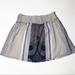 Anthropologie Skirts | Edm & Esyllte Skirt Blue Beige Anthropologie | Color: Blue/Cream | Size: 8