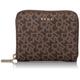 DKNY Women's Bryant-Sm Zip Around Bi-Fold Wallet, Mocha/Caramel, Einheitsgröße