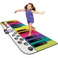 N-Gear Giant Piano Mat XXL: Dance Mat Music Mat Kids Piano and Music Box Children in One - Boys and Girls Children's Toy from 4 Years - for Indoor and Outdoor Use, 10 Built-in Songs, 8 Instruments