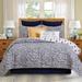 Abigail Mini Quilt Set Navy, King, Navy