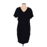 prologue Casual Dress - Shift: Black Solid Dresses - Women's Size X-Small