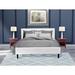 Wildon Home® Ambie Upholstered Platform Bed 3 Piece Bedroom Set Upholstered, Linen in Red/White | King | Wayfair 0EAB56E68CC549BBBE9D1938D4ECA7F6