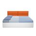 Latitude Run® Upholstered Padded Headboard - Wall Mounted Panels Upholstered in Orange | 11.25 H x 38 W x 2.5 D in | Wayfair