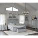Canora Grey Ella-Grace New Haven Queen Panel Bed w/ Dresser/mirror & Chest Wood in Brown/Gray | 65 H x 66.75 W x 88.75 D in | Wayfair