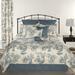 Canora Grey Eastmane Blue Toile California King Mini Comforter Set Polyester/Polyfill/Cotton | Twin Comforter + 1 Standard Sham | Wayfair