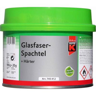 Glasfaserspachtel + Härter 1000 g Spachtel Spachtelmasse - Auto-k Image