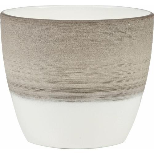 Scheurich Übertopf Serie 950 Ø 14 x 13 cm espresso cream Keramiktöpfe