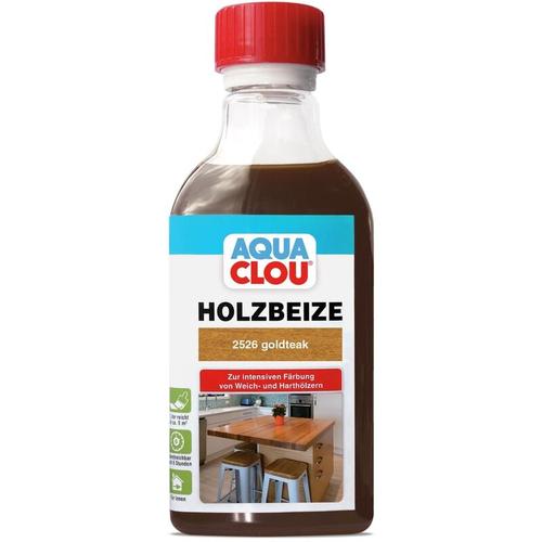 Clou - Aqua Holzbeize B11 Goldteak Wasserverdünnbar 250ml
