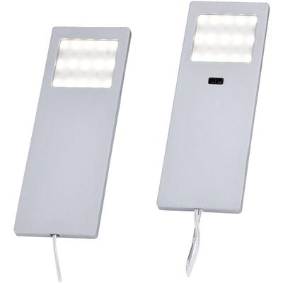 Paul Neuhaus - helena LED-Unterbauleuchte 2er Set led led fest eingebaut 4 w Warmweiß Aluminium