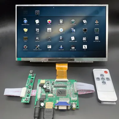Moniteur d'écran d'affichage LCD carte de commande de pilote à distance 2AV compatible HDMI VGA