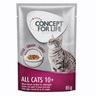 12x85g Gravy All Cats 10+ Concept for Life Wet Cat Food