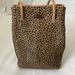 Nine West Bags | Nine West Like New Shoulder Bag In Animal Print. | Color: Black/Tan | Size: 10x7x4 24 Inch From Shoulder To Bottom