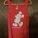 Disney Tops | Disney Mickey Mouse Tank Top | Color: Red/Silver | Size: L